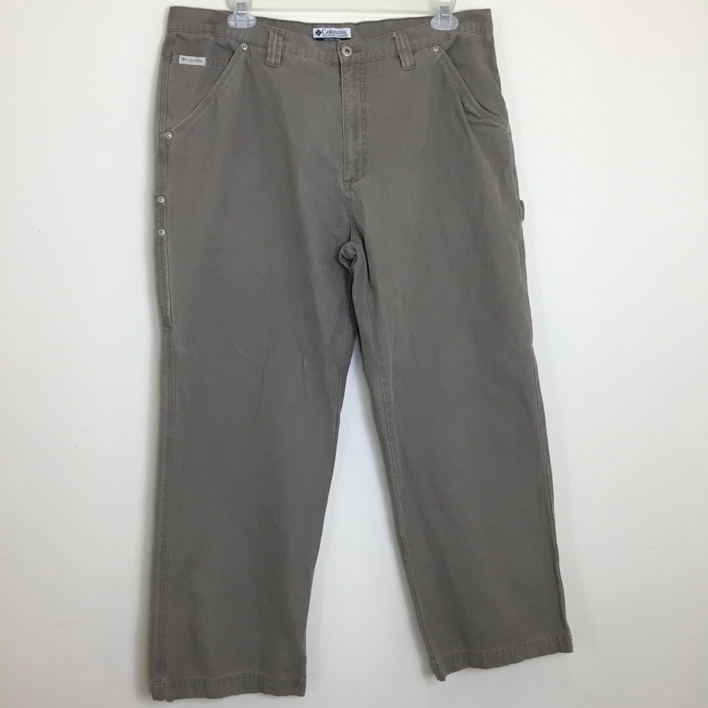 Columbia Men's Taupe Chinos - Straight Leg Casual Pants